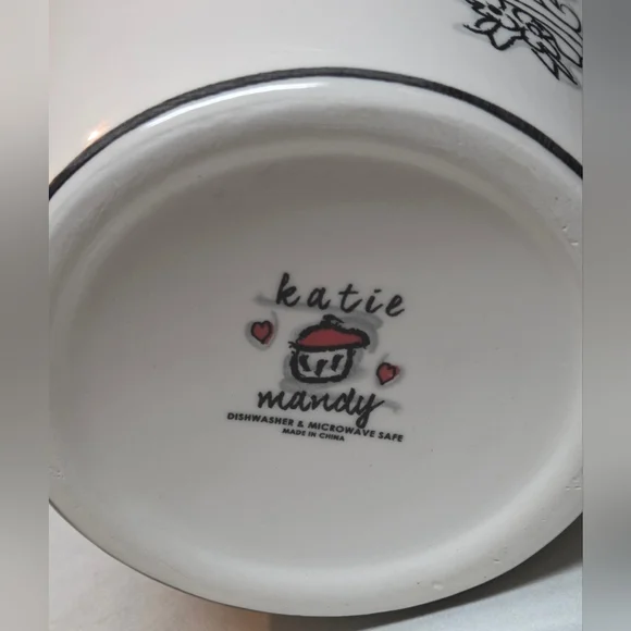Katie Mandy 1Qt Ceramic Porcelain Measure Your Life In Love Measuring Cup